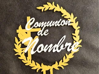 TOPPER COMUNION PERSONALIZABLE