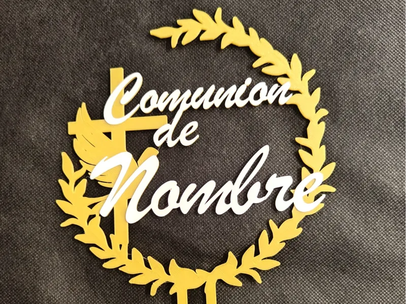 TOPPER COMUNION PERSONALIZABLE