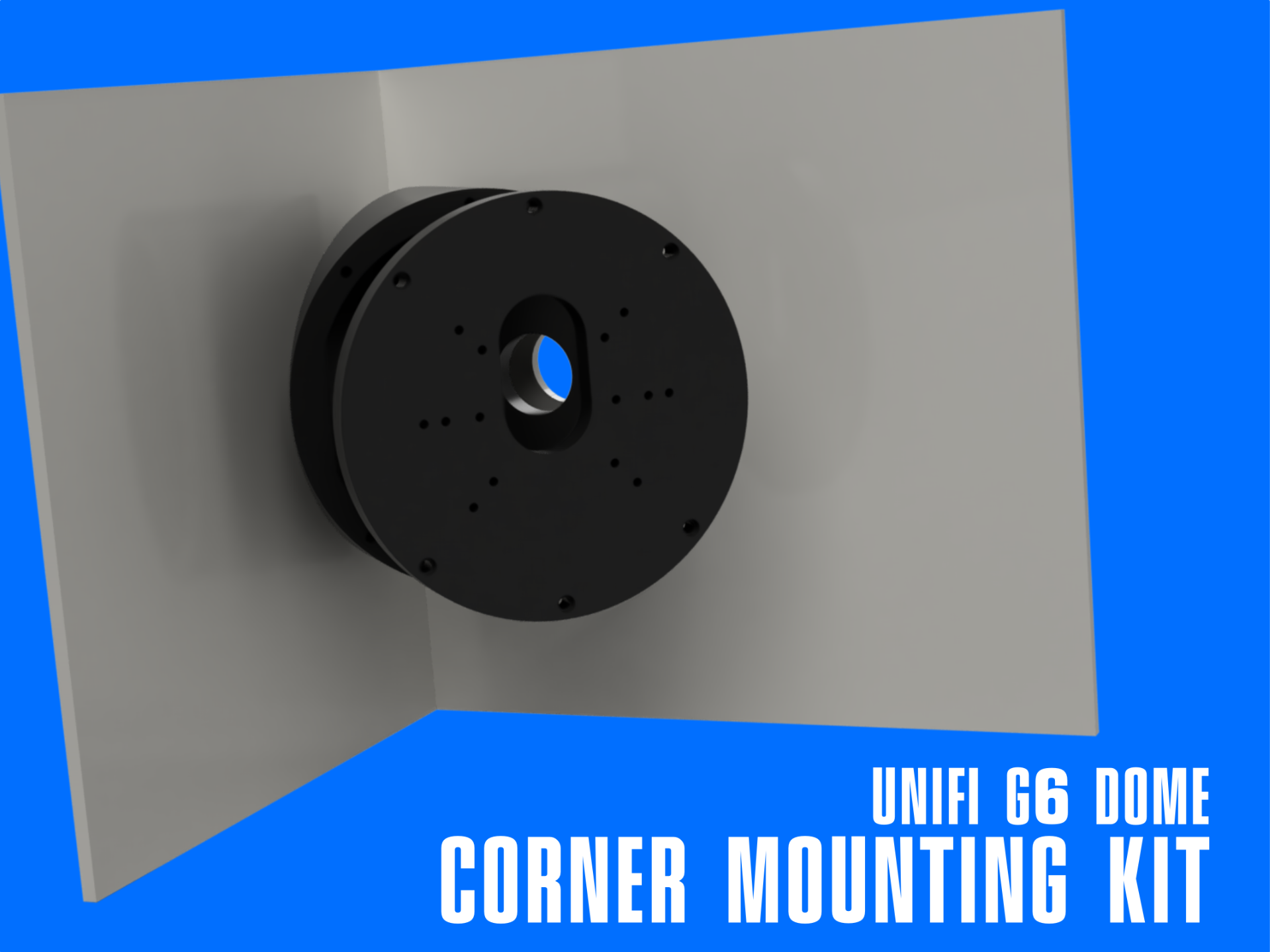 Eck-Montage für Ubiquiti Dome 6 Sicherheitskamera