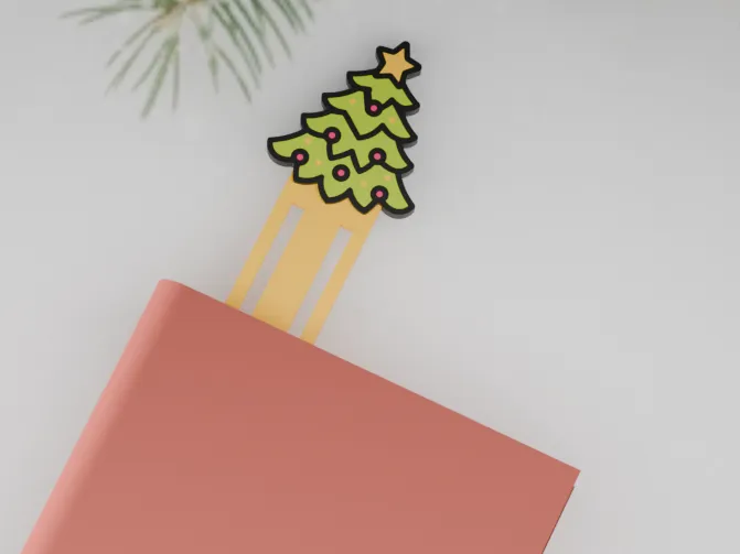 Christmas Tree Bookmark