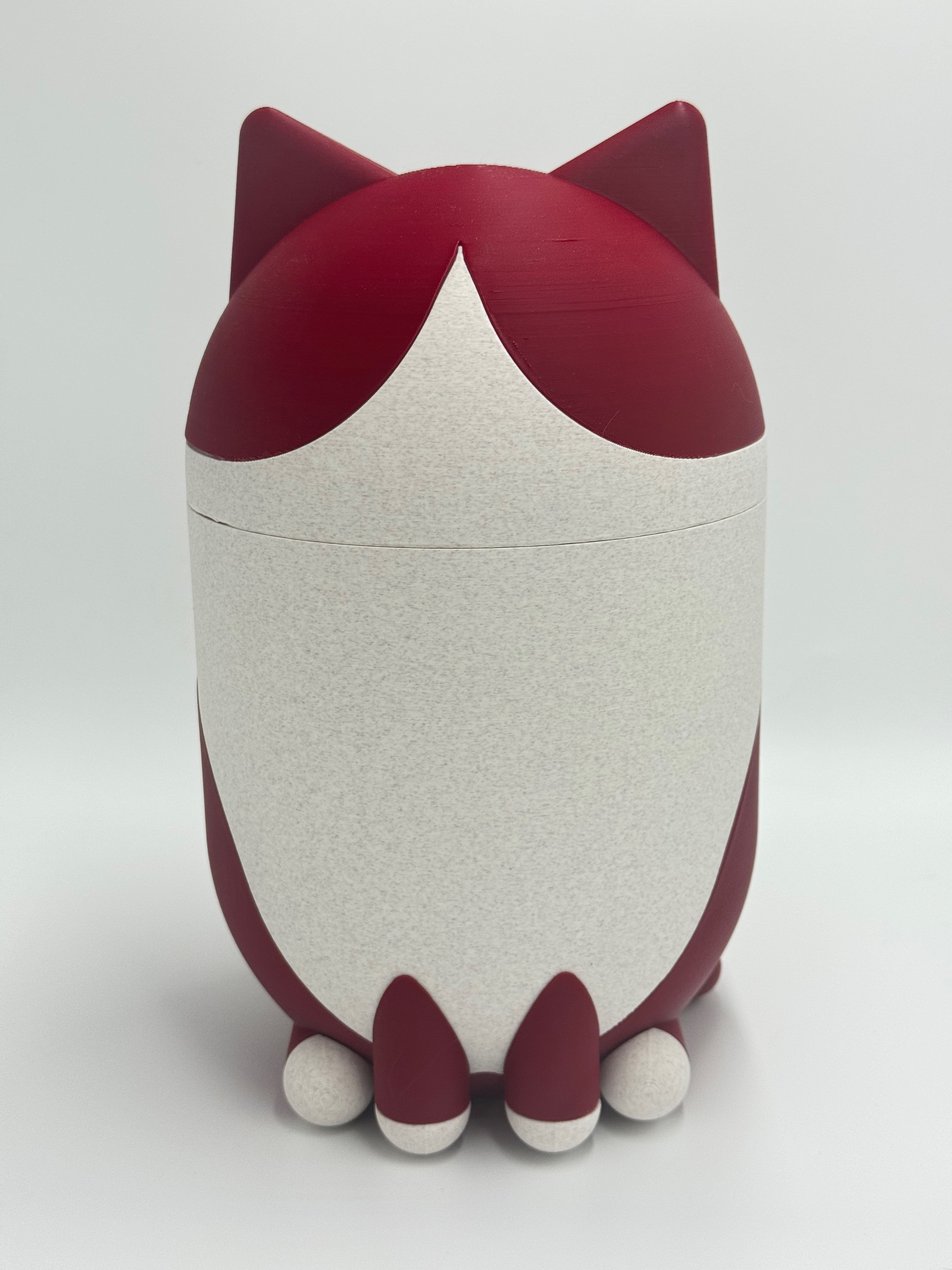 Miniatura 2 do modelo 3D Cute Cat bucket with twist lock / treat organiser 