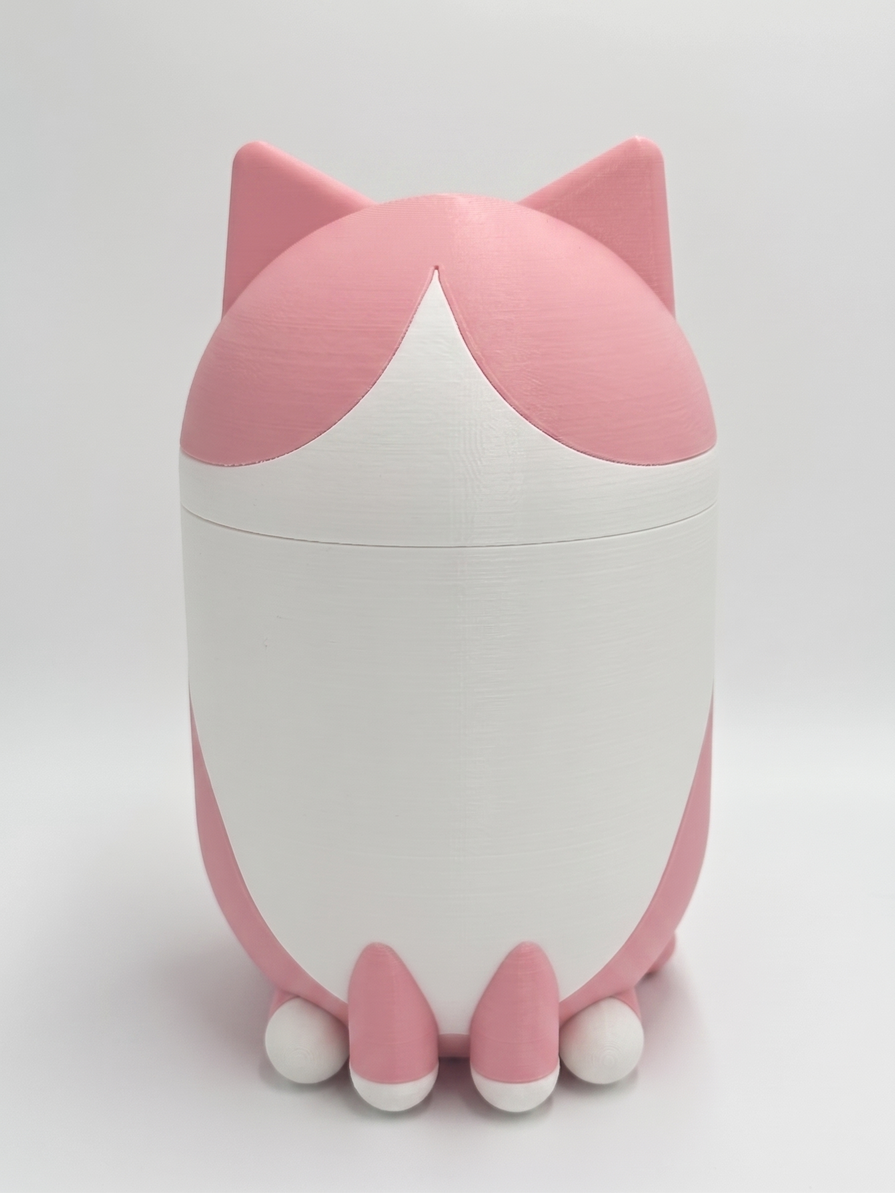 Miniatura 1 do modelo 3D Cute Cat bucket with twist lock / treat organiser 