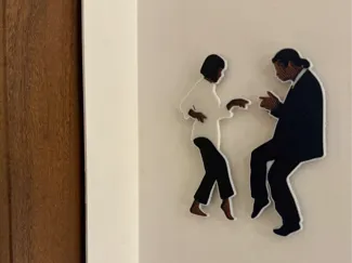 Pulp Fiction // Dancing Wall Art (John & Uma)
