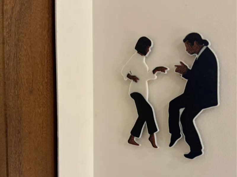 Pulp Fiction // Dancing Wall Art (John & Uma)