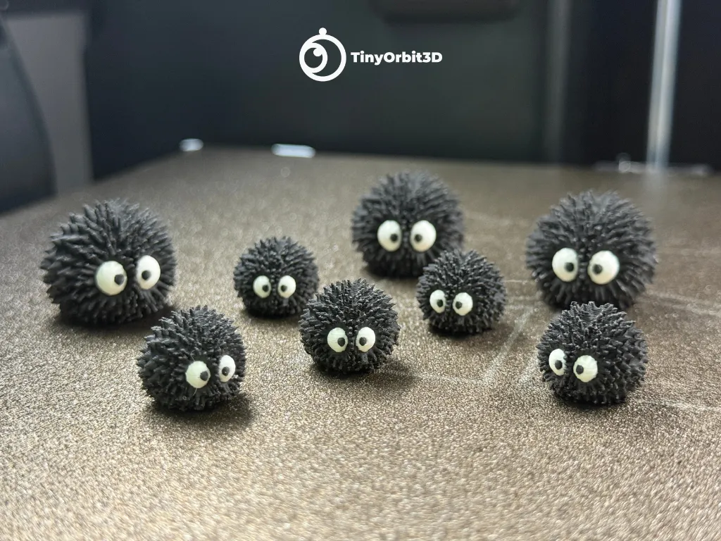 Soot Sprite Dust Bunnies - Desk toy buddy view 2