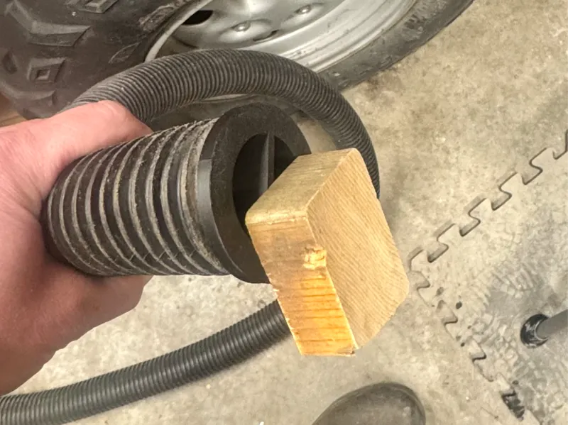 50mm Shop Vac Hose Adapter-40mm ID Friction Fit