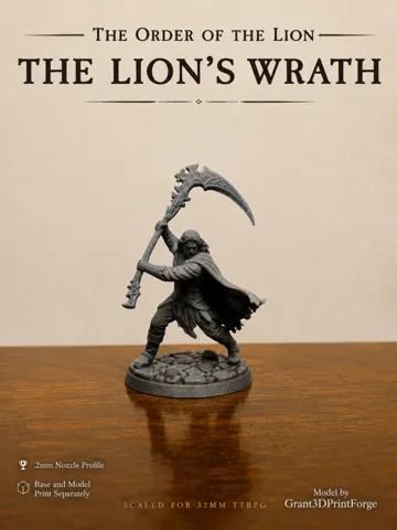 Figura decorativa: The Lion's Wrath - D&D Miniature — vista de referencia 2