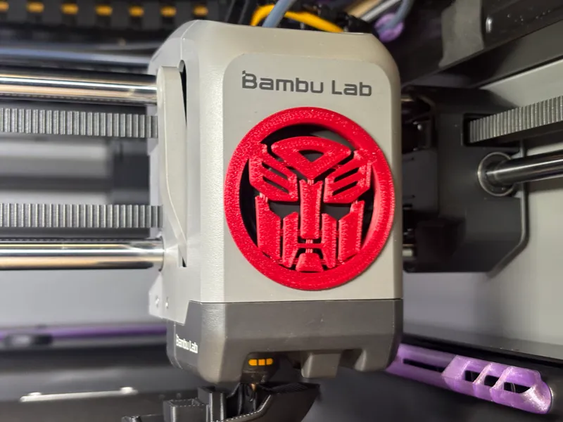 p2s fan cover autobots transformers logo click on