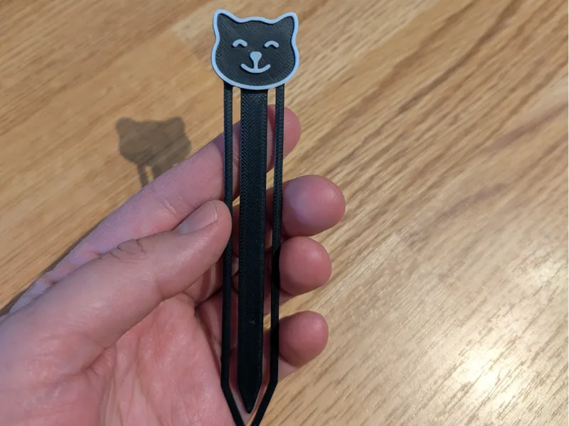 Kitty Cat Face Bookmark