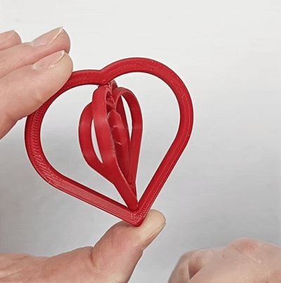 Valentine Special - Heart Gyro Fidget Spinner