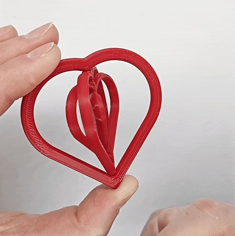 Valentine Special - Heart Gyro Fidget Spinner