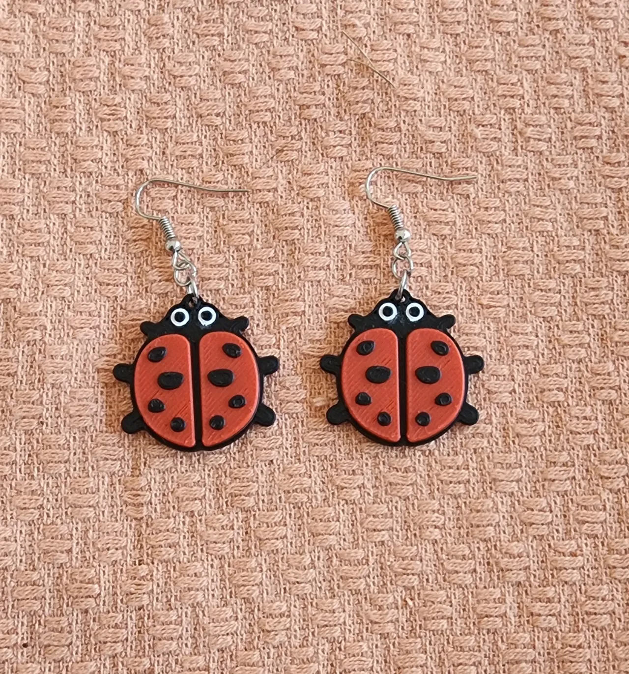 Ladybug Earrings Free Commercial Use view 2