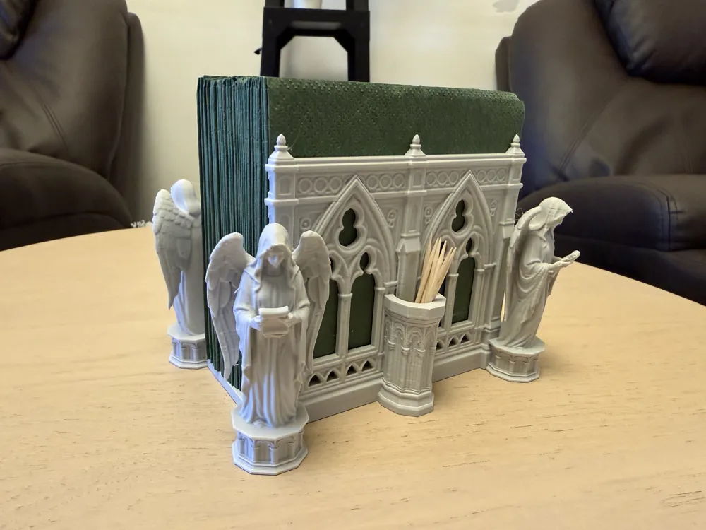 Angels Napkin Tissue Holder Toothpick Holder Free 3D Print angels-napkin-tissue-holder-toothpick-holder-free-3d-print