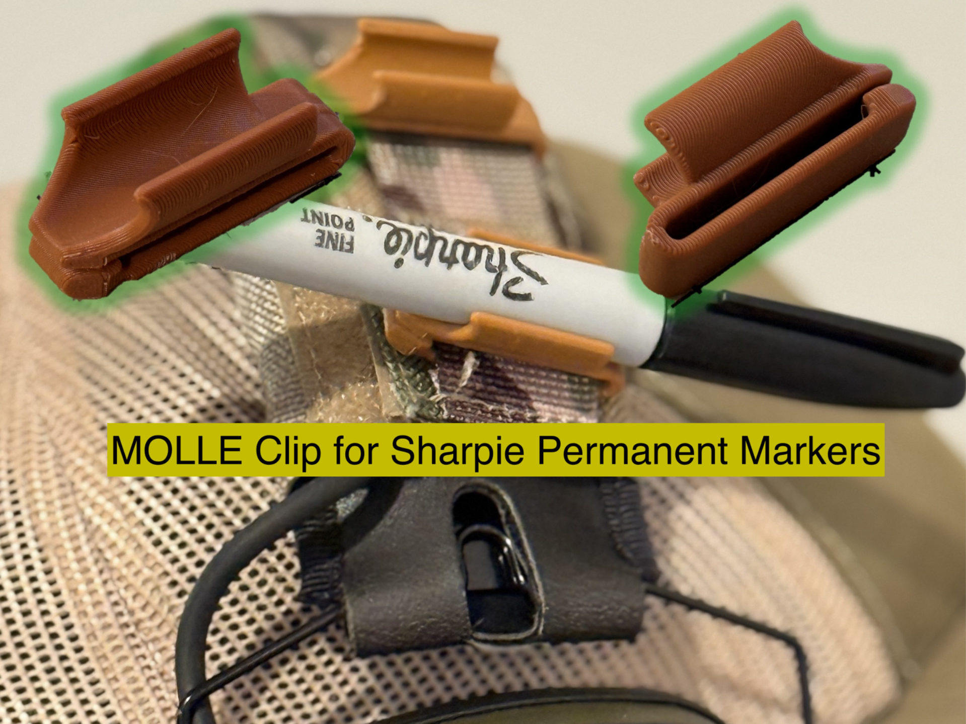 MOLLE Clip for Permanent Markers