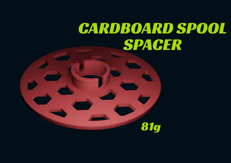CARDBOARD SPOOL SPACER