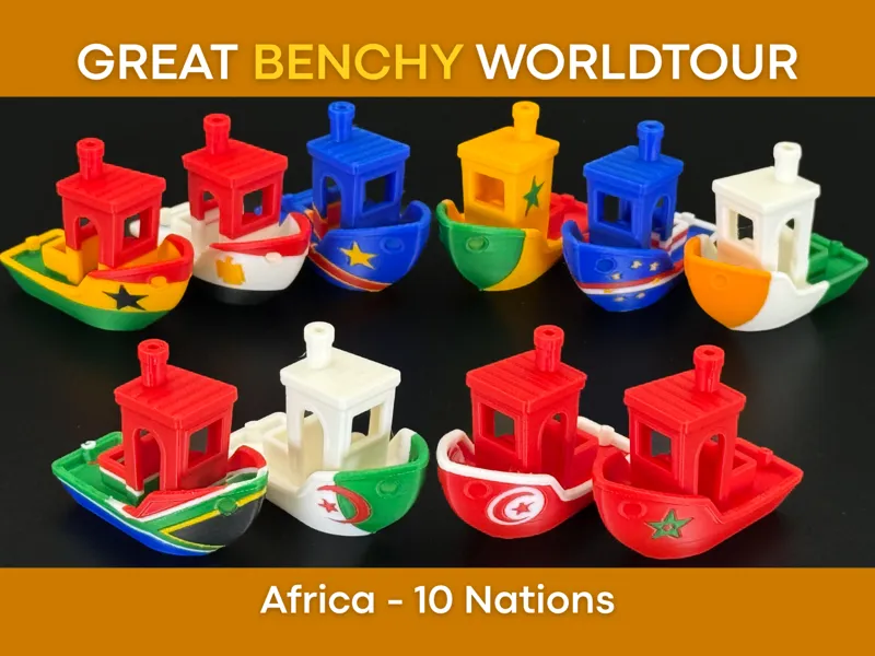 World Flag Benchys - Africa