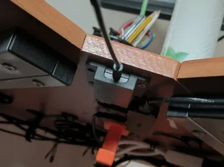 Logitech DAC/Dongle under table support