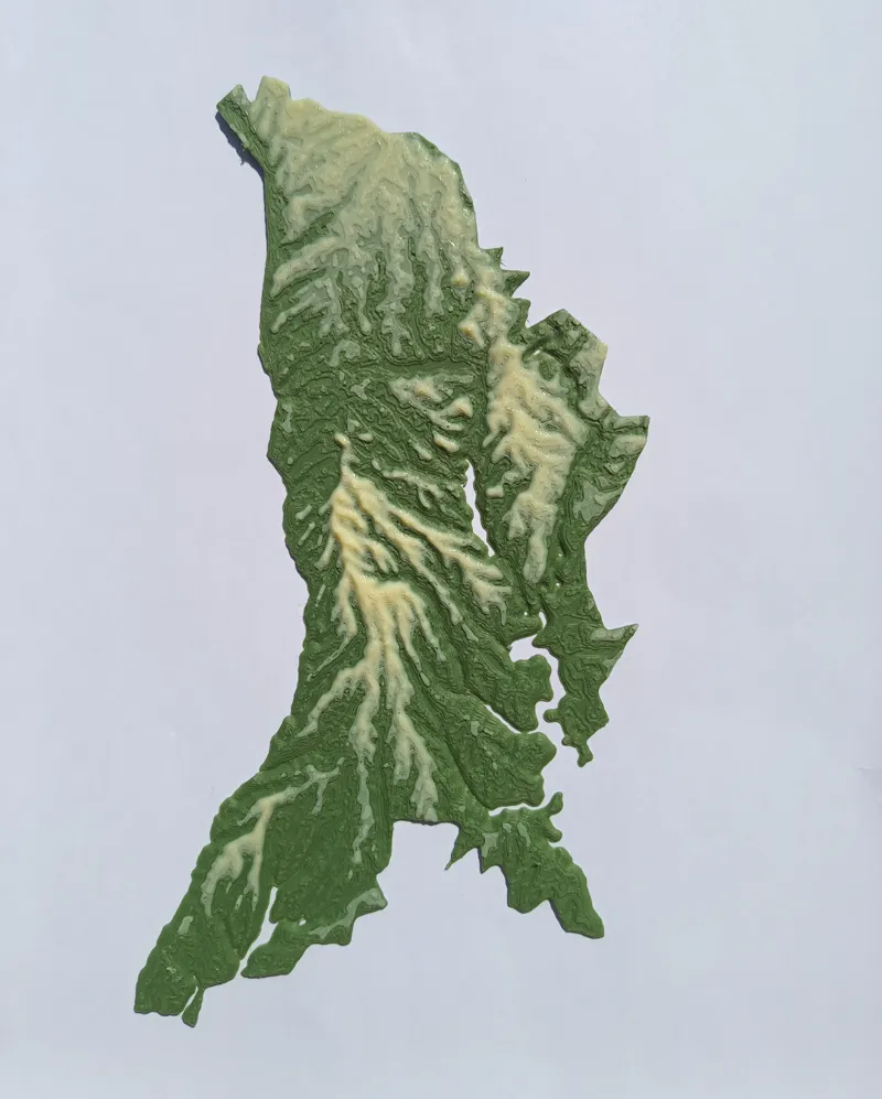Terrain Map - Colored - Moldova - No AMS Nedded