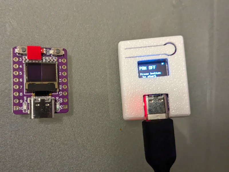 ESP32-C3 OLED supermini dev board case