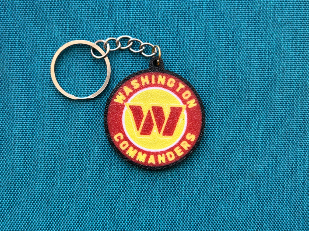 Washington Commanders Keychain