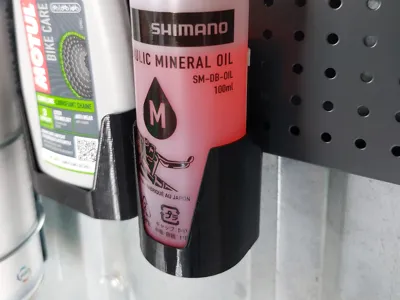 Shimano Brake Oil Holder for Biltema Pegboard