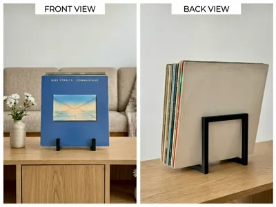 Minimalist Vinyl Record Stand (Scandinavian Style)