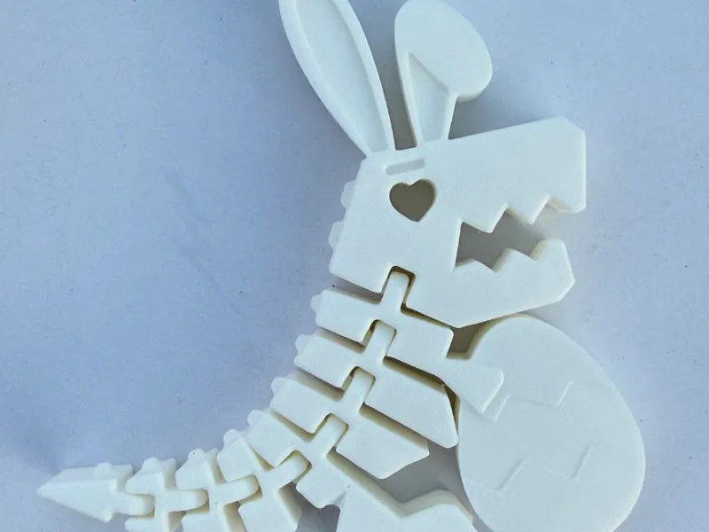 Flexi Rex Dino Easter With Egg Heart Eyes