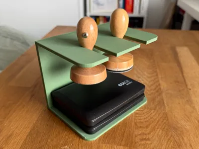 Stamp & Ink Holder - no supports