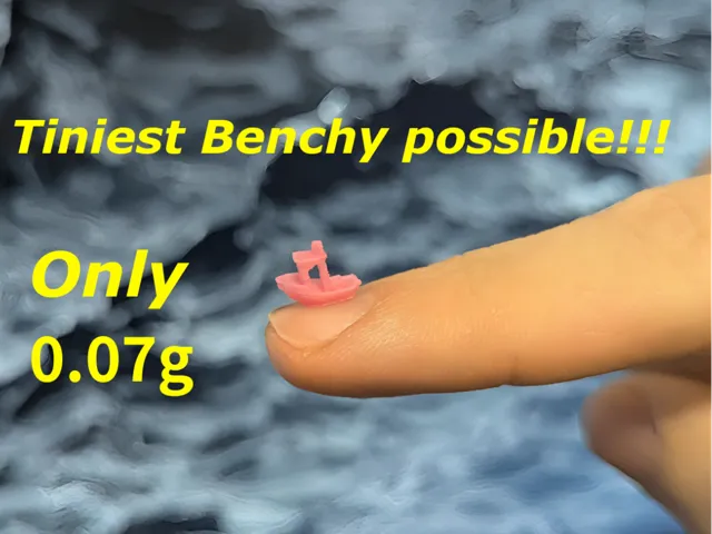 Tinyest benchy possible