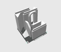 Alles auf einer Druckplatte PETG