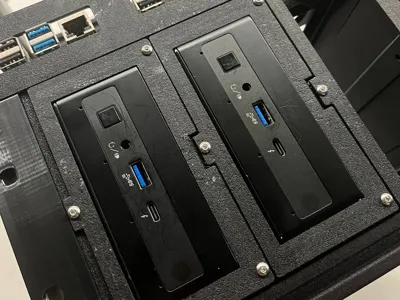 Intel NUC10pah Holder for 10 inch rack