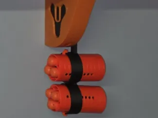 Nerf Gjallarhorn (Destiny 2) Mount Shell Holders