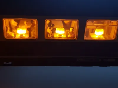 Illuminable Table Lamp for H0 Dining Cars