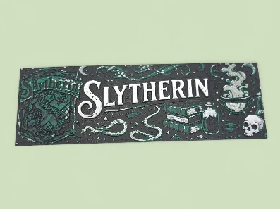 Slytherin 50mm by 150mm Bookmark