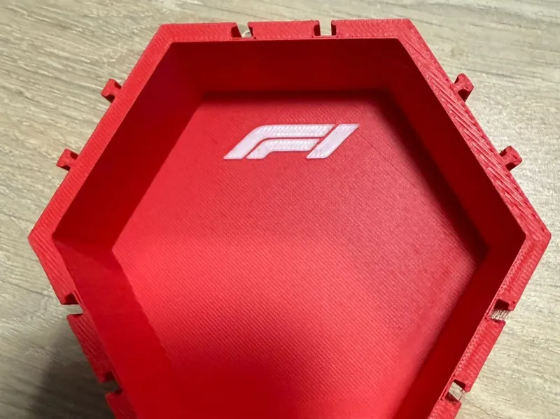 brick man Figurine F1 showcase