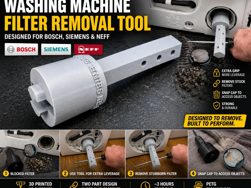 PUMP BUSTER 3000! Washing Machine Filter Tool