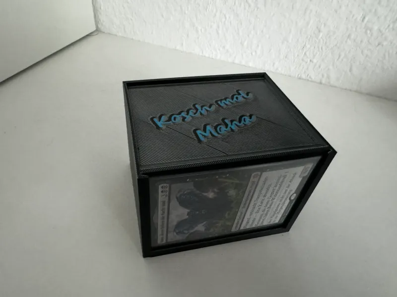 MTG Commander Deck Box 50% double sleeved