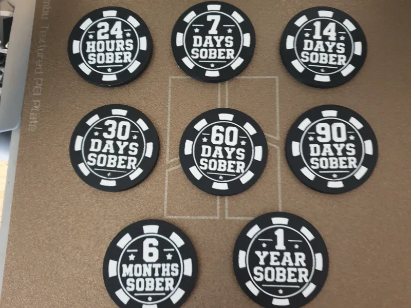 Sobriety Milestone Chip Collection
