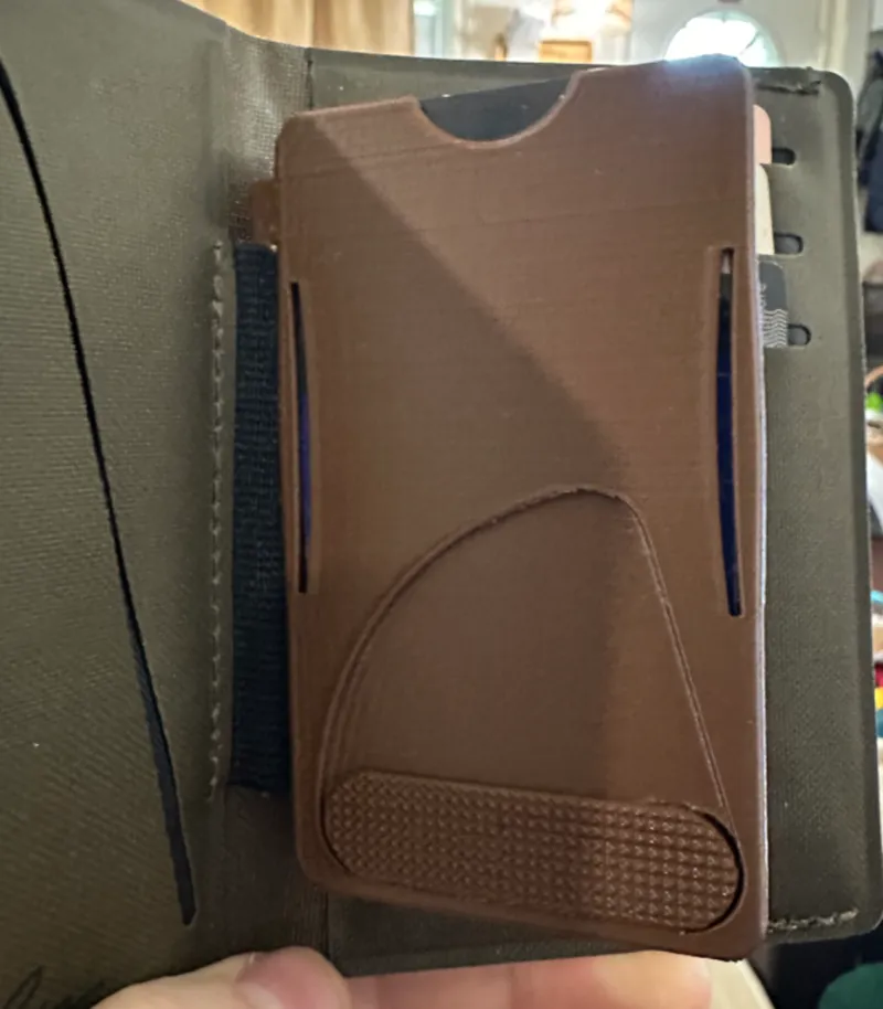 Cascading Card Holder with side clip