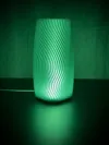 Shade 0.6mm nozzle, 0.3mm layer, 1 walls, 0% infill