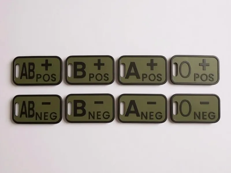 PrepReady - Blood Type Bag Tags & Key Rings