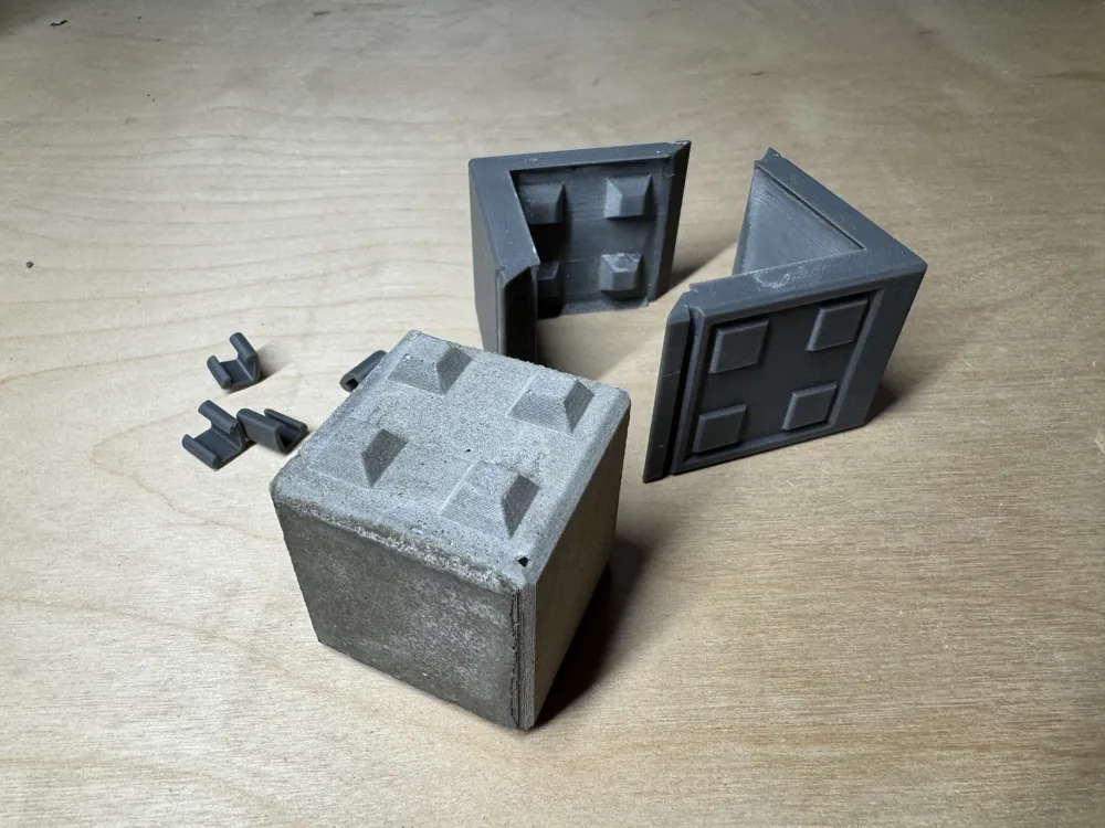 2x2 Concrete Block Formwork by Bruckii MakerWorld: Download Free 3D Models