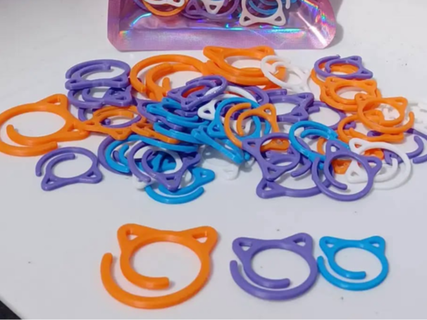 Stitch Markers Cat three sizes 22MM 27MM 32MM