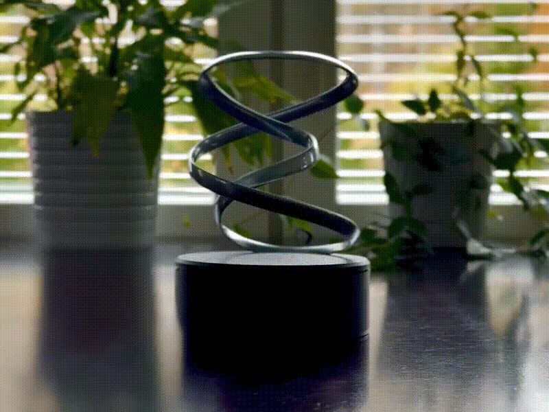 Hypnotic Spiral Kinetic Sculpture