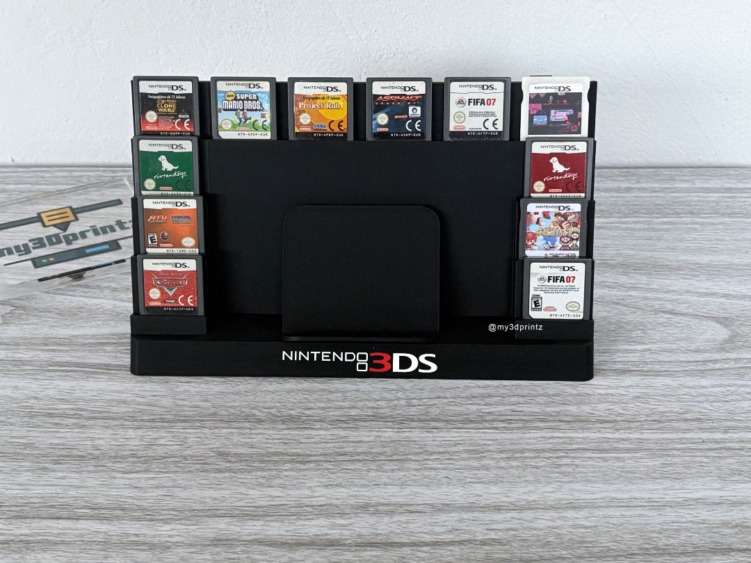 Nintendo 3DS Stand With 12x Game Cartridges Holder