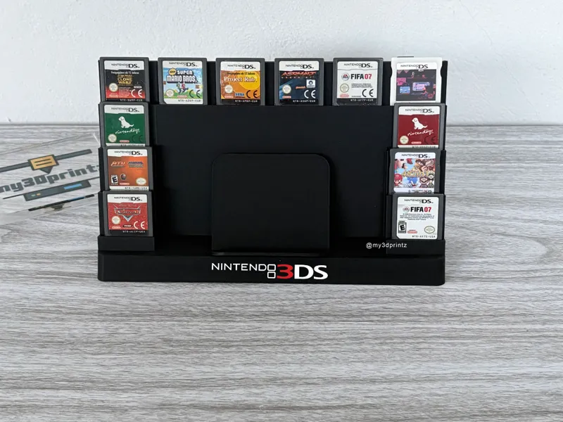 Nintendo 3DS Stand With 12x Game Cartridges Holder