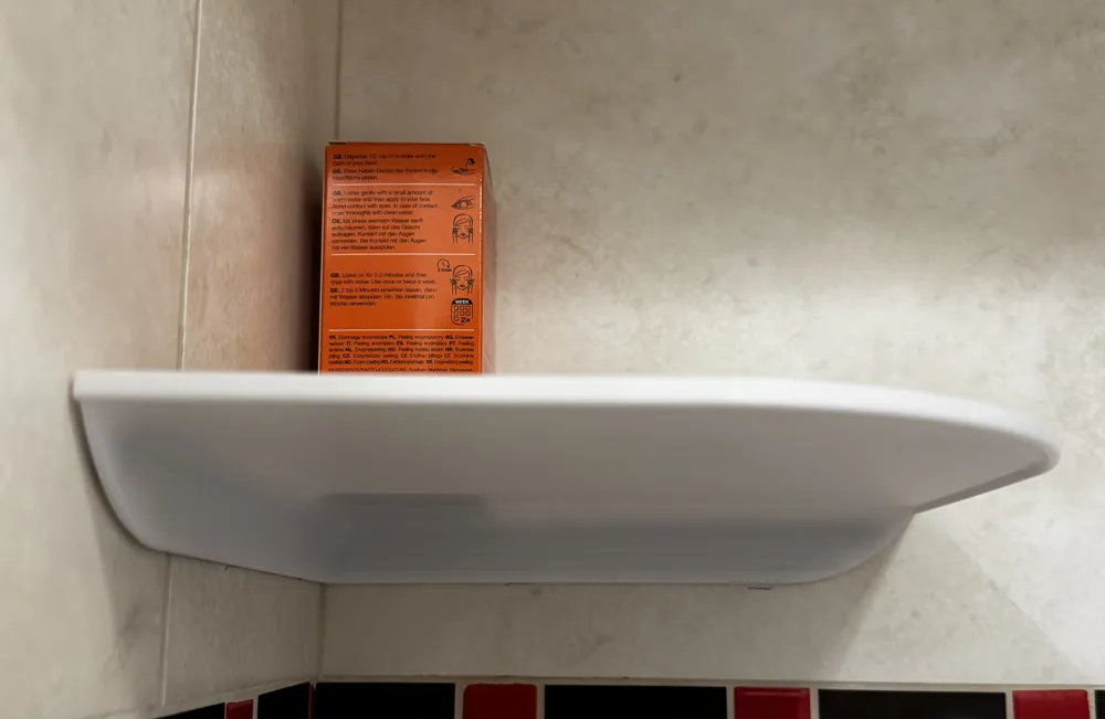 Bathroom corner shelf - Free 3D Print Model - MakerWorld