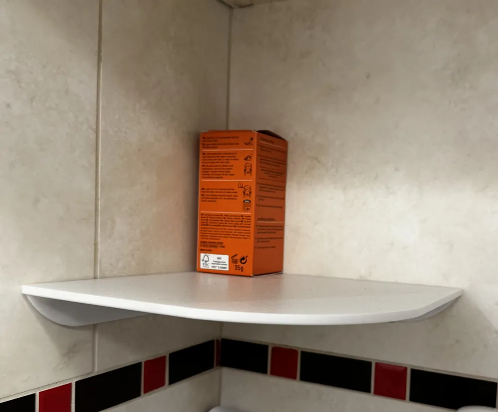 Bathroom corner shelf - Free 3D Print Model - MakerWorld