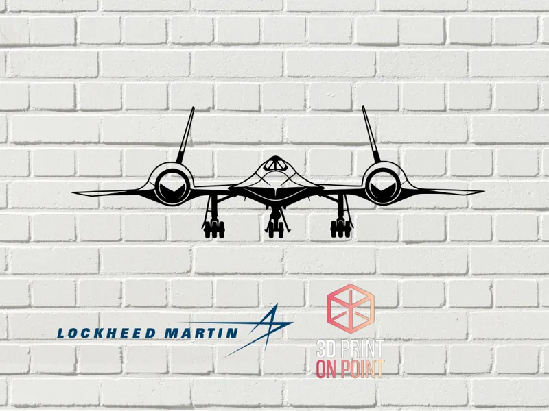 SR71 - 2D WALL ART #1