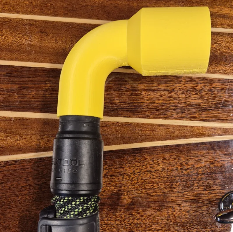 Dewalt saw table dust port 90 degree adapter 